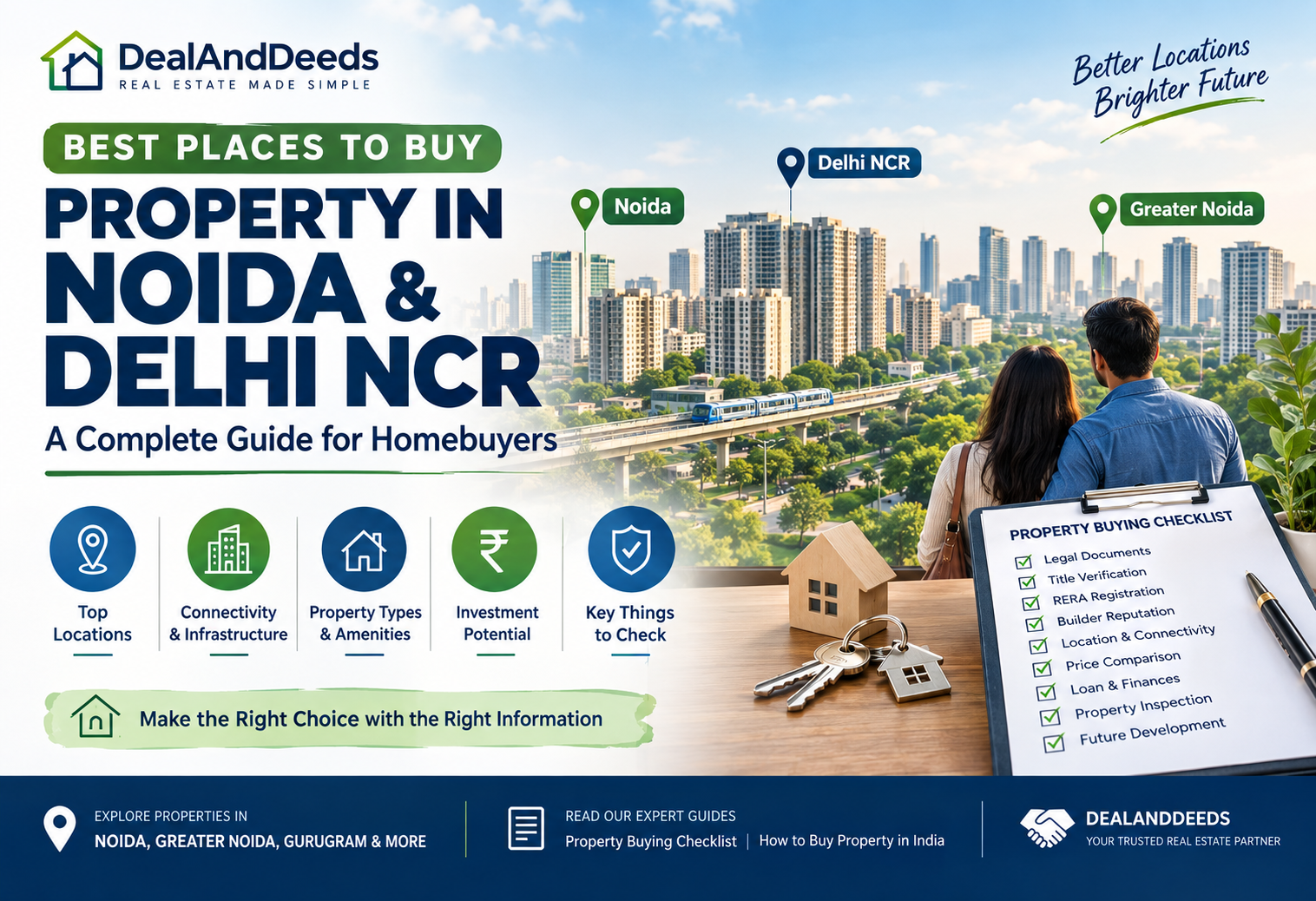Best Places to Buy Property in Noida & Delhi NCR: A Complete Guide for Homebuyers