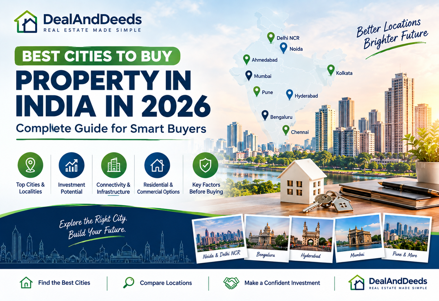 Best Cities to Buy Property in India in 2026: A Complete Guide