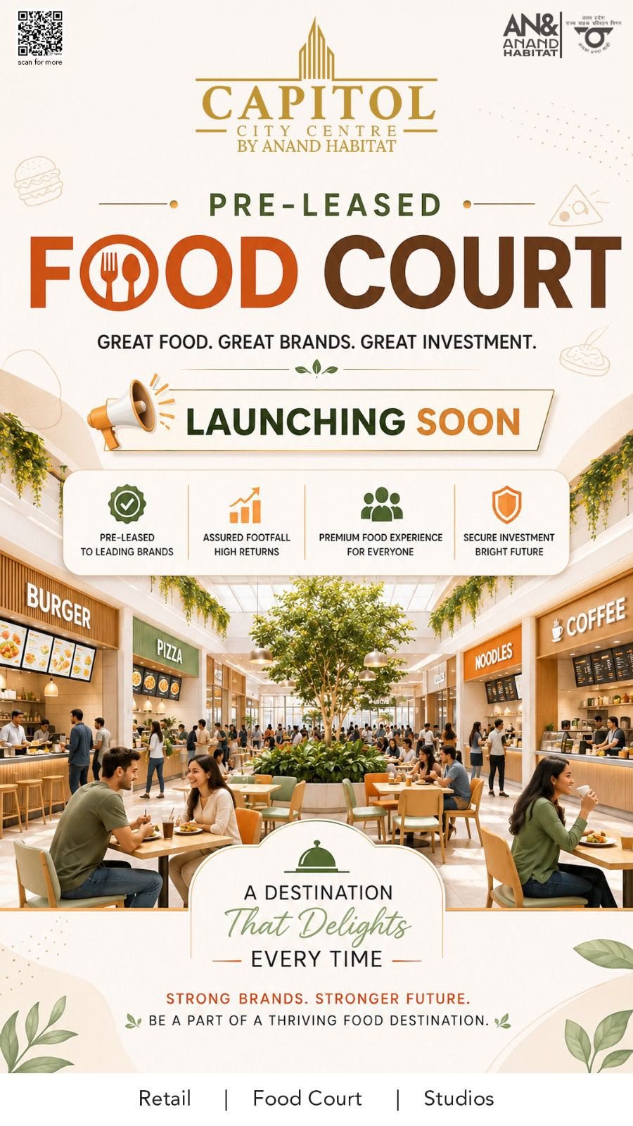 Shop sales food Court