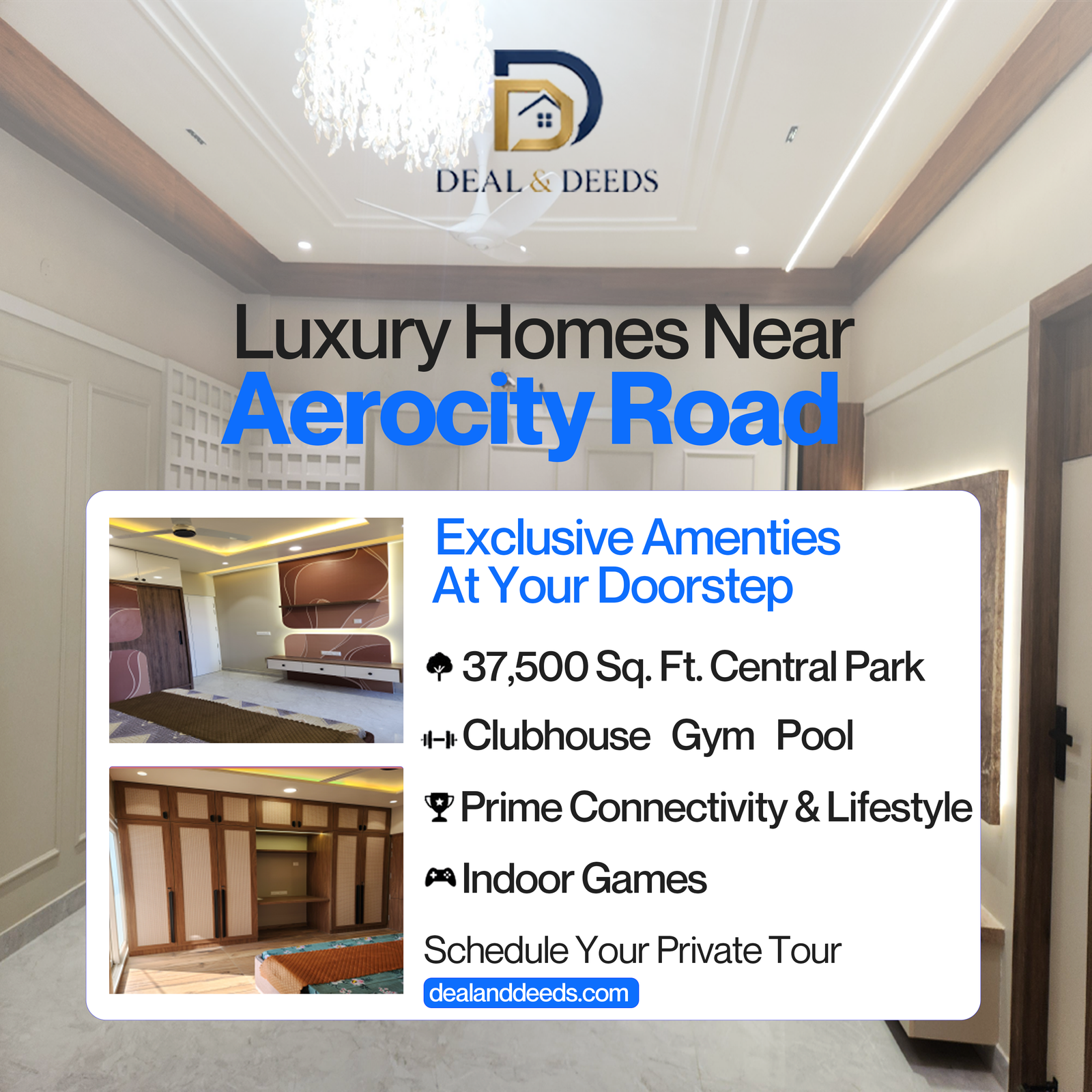 3 BHK + Servant Apartment